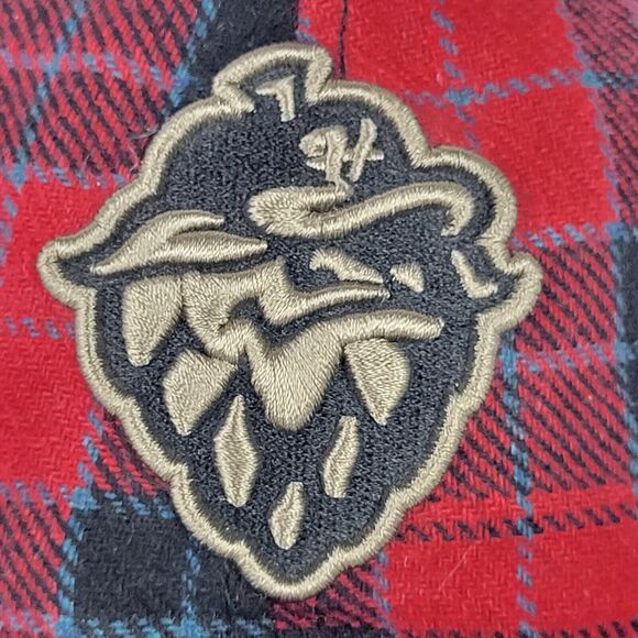 Hillsboro Hops Tartan Plaid MiLB New Era 9fifty Leather Strap Adjustable Hat - Picture 3 of 14